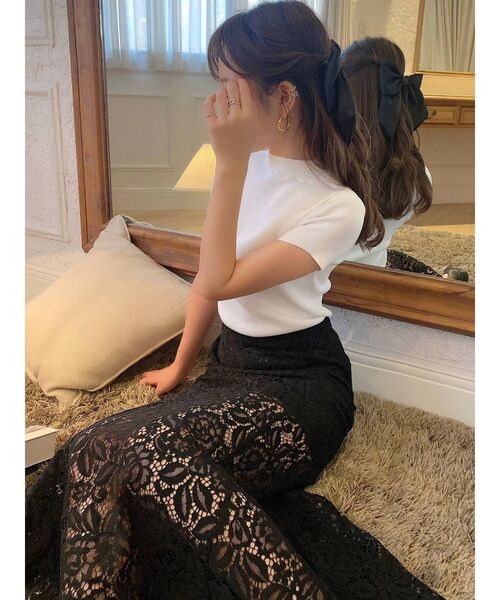 RESEXXY（リゼクシー）の「レースマーメイドスカート（スカート・レディース・ホワイト/ブラック/ブルー・FREE）」の15枚目の写真