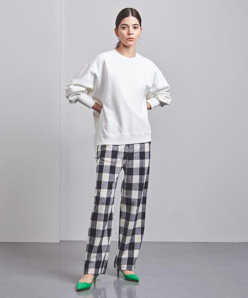 FILL THE BILL（フィルザビル）の「別注＜FILL THE BILL（フィル ザ ビル）＞スウェット 21AW（スウェット・レディース・ダークグレー/ホワイト/ライトブルー・FREE）」の8枚目の写真