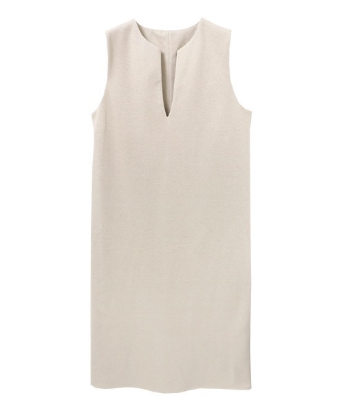 Pierrot（ピエロ）の「ウールタッチVネックジャンパースカート（ジャンパースカート・レディース・ダークブラウン/グレイッシュベージュ/キャメル/チャコール/モカ/ブラック/ネイビー/ライトグレー/アイボリー/ライトベージュ・M/L）」の19枚目の写真