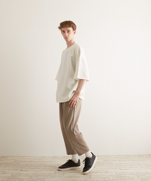 TONE SELECT WEAR(トーンセレクトウェア)の「【TONE BY AS】薄手ポンチテーパードパンツ(BL)(その他パンツ・メンズ・ブラック/ブルーグレー/グレイッシュベージュ・MEDIUM/LARGE)」の20枚目の写真