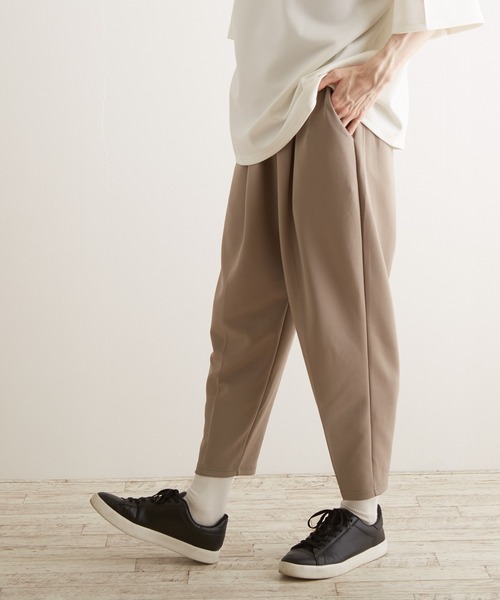 TONE SELECT WEAR(トーンセレクトウェア)の「【TONE BY AS】薄手ポンチテーパードパンツ(BL)(その他パンツ・メンズ・ブラック/ブルーグレー/グレイッシュベージュ・MEDIUM/LARGE)」の11枚目の写真