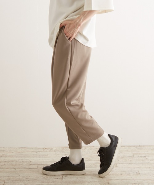 TONE SELECT WEAR(トーンセレクトウェア)の「【TONE BY AS】薄手ポンチテーパードパンツ(BL)(その他パンツ・メンズ・ブラック/ブルーグレー/グレイッシュベージュ・MEDIUM/LARGE)」の18枚目の写真