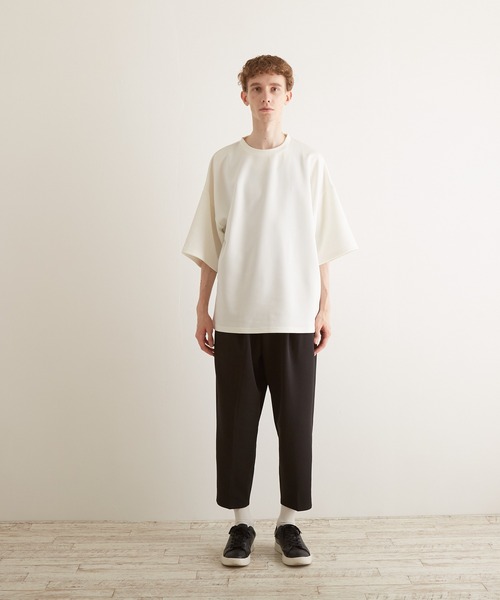 TONE SELECT WEAR(トーンセレクトウェア)の「【TONE BY AS】薄手ポンチテーパードパンツ(BL)(その他パンツ・メンズ・ブラック/ブルーグレー/グレイッシュベージュ・MEDIUM/LARGE)」の12枚目の写真