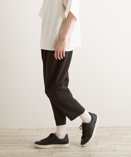 TONE SELECT WEAR(トーンセレクトウェア)の「【TONE BY AS】薄手ポンチテーパードパンツ(BL)(その他パンツ・メンズ・ブラック/ブルーグレー/グレイッシュベージュ・MEDIUM/LARGE)」の16枚目の写真