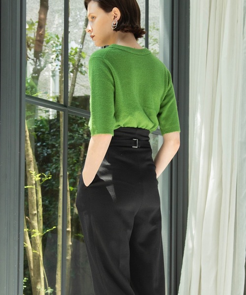 ANT（アント）の「ショートスリーブニットプルオーバー【ANT】（ニット/セーター・レディース・ブラック/ブルー/グリーン・FREE）」の16枚目の写真