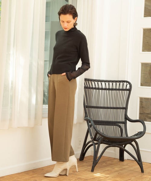 ANT（アント）の「ショートスリーブニットプルオーバー【ANT】（ニット/セーター・レディース・ブラック/ブルー/グリーン・FREE）」の4枚目の写真