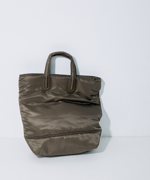 NOMADIS(ノマディス)の「【NOMADIS】Arles L NYLON(トートバッグ・レディース・チャコールグレー/オフホワイト・FREE)」の2枚目の写真