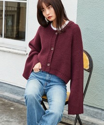 Keeepy | 【Keeepy】wide sleeve cropped cardigan(カーディガン/ボレロ)