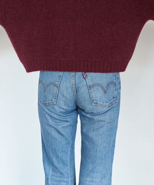 Keeepy(キーピー)の「【Keeepy】wide sleeve cropped cardigan(カーディガン/ボレロ・レディース・エンジ/アイボリー・FREE)」の9枚目の写真