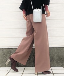 Q | ストレッチセミワイドパンツ(その他パンツ)