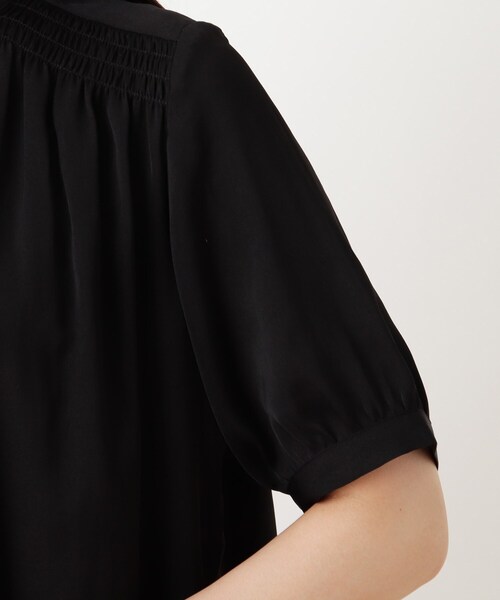 DRESKIP（ドレスキップ）の「◆サテンシャーリングブラウス（シャツ/ブラウス・レディース・オフホワイト/ホワイト系3/ライトパープル/ブラック/グレー系その他・03/04/02）」の10枚目の写真