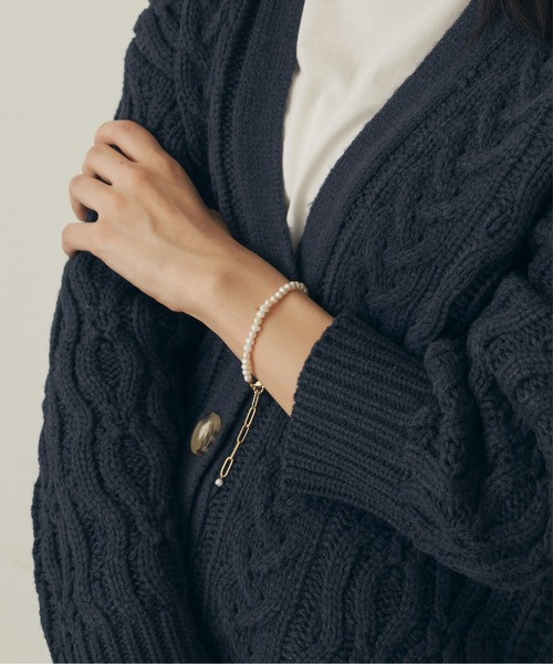 Auntie Rosa Holiday(アンティローザホリデー)の「淡水パールブレスレット(ブレスレット・レディース・ゴールド・FREE)」の4枚目の写真