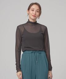 THE STATION STORE | <TRANNA>シアーメロー タートルネック カットソー(Tシャツ/カットソー)