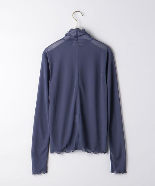 THE STATION STORE(ザ ステーション ストア)の「<TRANNA>シアーメロー タートルネック カットソー(Tシャツ/カットソー・レディース・ブラック/パープル・FREE)」の10枚目の写真