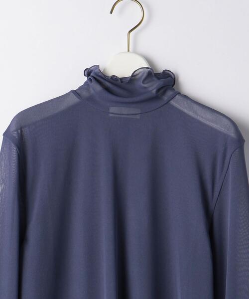 THE STATION STORE(ザ ステーション ストア)の「<TRANNA>シアーメロー タートルネック カットソー(Tシャツ/カットソー・レディース・ブラック/パープル・FREE)」の13枚目の写真