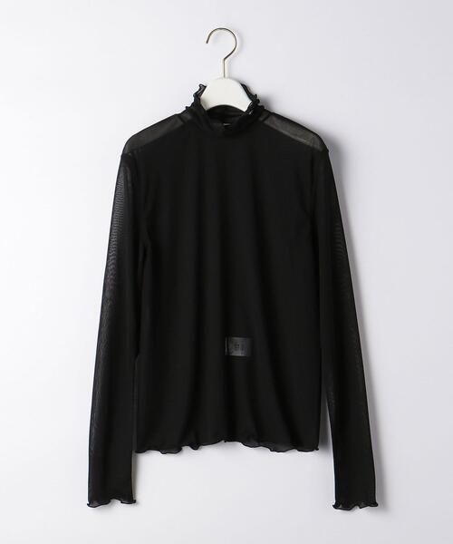 THE STATION STORE(ザ ステーション ストア)の「<TRANNA>シアーメロー タートルネック カットソー(Tシャツ/カットソー・レディース・ブラック/パープル・FREE)」の6枚目の写真