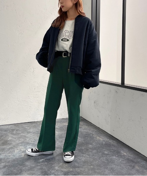 apres jour mignon(アプレジュールミニョン)の「袖ボリュームMA-1【ZOZOTOWN限定アイテム】(MA-1・レディース・カーキ/ブラック/ネイビー・フリー/X-LARGE)」の22枚目の写真