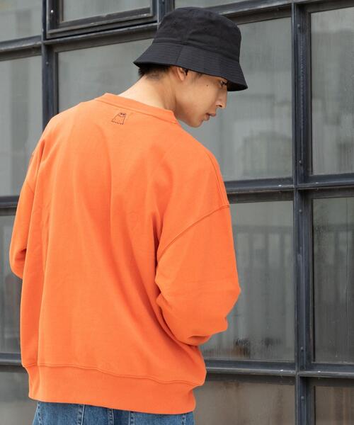 coen（コーエン）の「coen × 金安 亮 イラスト裏毛クルーネックスウェット（スウェット・メンズ・ホワイト/グレー/オレンジ・S/M/L/XL）」の16枚目の写真