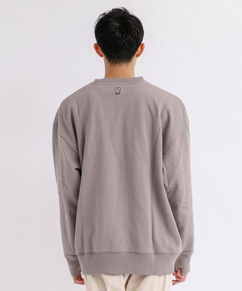 coen（コーエン）の「coen × 金安 亮 イラスト裏毛クルーネックスウェット（スウェット・メンズ・ホワイト/グレー/オレンジ・S/M/L/XL）」の17枚目の写真