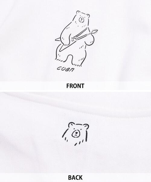 coen（コーエン）の「coen × 金安 亮 イラスト裏毛クルーネックスウェット（スウェット・メンズ・ホワイト/グレー/オレンジ・S/M/L/XL）」の19枚目の写真