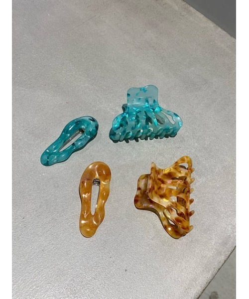 SLY（スライ）の「Sly Skin DEFOMATION/CLIP クリップ（バレッタ/ヘアクリップ・レディース・ベージュ系その他/グリーン系その他2・FREE）」の17枚目の写真