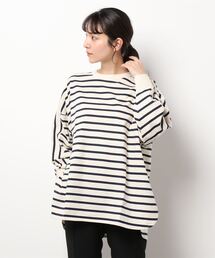 Samansa Mos2 | ピグメント加工ゆるカットソー(Tシャツ/カットソー)