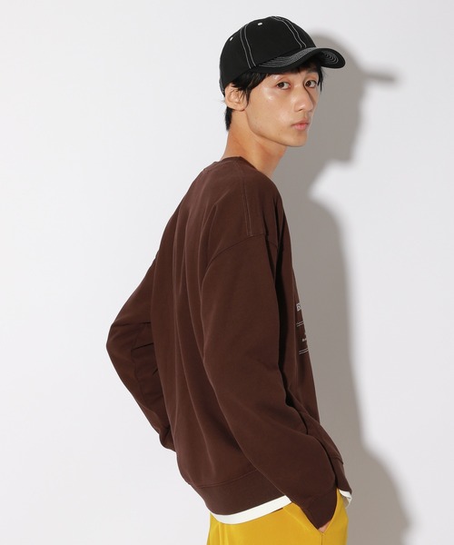 PBLIM（ページボーイリム）の「【PAGEBOYLIM】ホースシシュウスウェット（スウェット・レディース・ブラウン/ボルドー・MEDIUM/LARGE）」の13枚目の写真