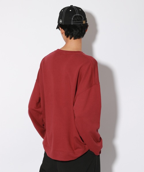 PBLIM（ページボーイリム）の「【PAGEBOYLIM】ホースシシュウスウェット（スウェット・レディース・ブラウン/ボルドー・MEDIUM/LARGE）」の18枚目の写真