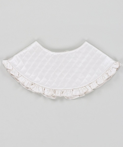 SPINNS（スピンズ）の「キルティングデザイン付け襟（付け襟・レディース・ホワイト/ブラック・ONESIZE）」の7枚目の写真