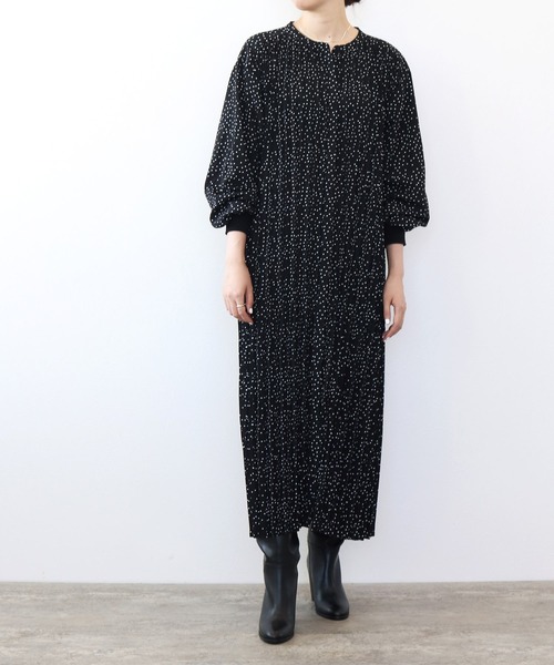 Sugar Rose Dot Print Pleats Dress プリーツロングドット柄ワンピース ワンピース Dresslave ドレス レイブ のファッション通販 Zozotown
