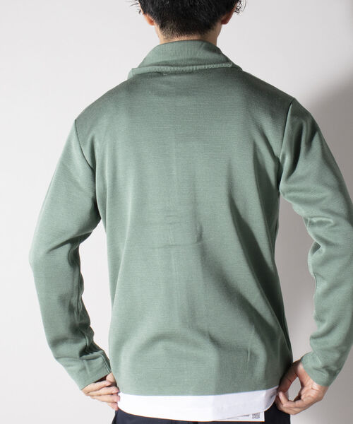 NOLLEY'S goodman（ノーリーズグッドマン）の「ミラノリブ ショールカーディガン (※上品な大人カジュアルにおすすめ)（カーディガン/ボレロ・メンズ・ネイビー/ライトインディゴブルー/ブルー系その他/グリーン系その他/ベージュ・SMALL/X-LARGE/LARGE/MEDIUM）」の20枚目の写真