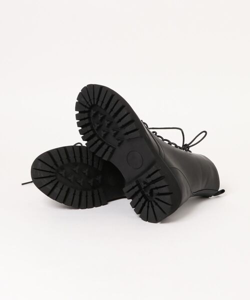 byあしながおじさん（バイアシナガオジサン）の「厚底レースアップブーツ　-8710397（ブーツ・レディース・ブラック/カーキ/アイボリー・LL/S/L/M）」の7枚目の写真