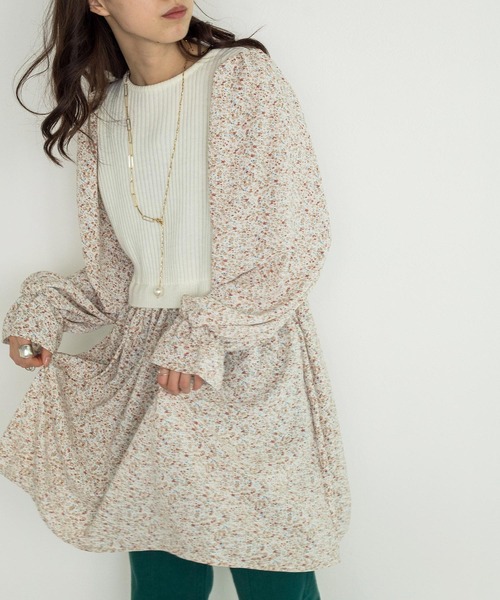 新品タグ付【  Rosymonster】 ダブルスカラップドッキングチュニック 新品タグ付【 Rosymonster】 ダブルスカラップドッキングチュニック