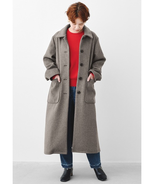 MEDE19F（メデジュウキュウ）の「ＭＥＤＥ１９Ｆ　高山都さんコラボ　マイベーシックニットプルオーバー（ニット/セーター・レディース・グレー/レッド・MEDIUM/X-LARGE/LARGE/XX-LARGE）」の17枚目の写真