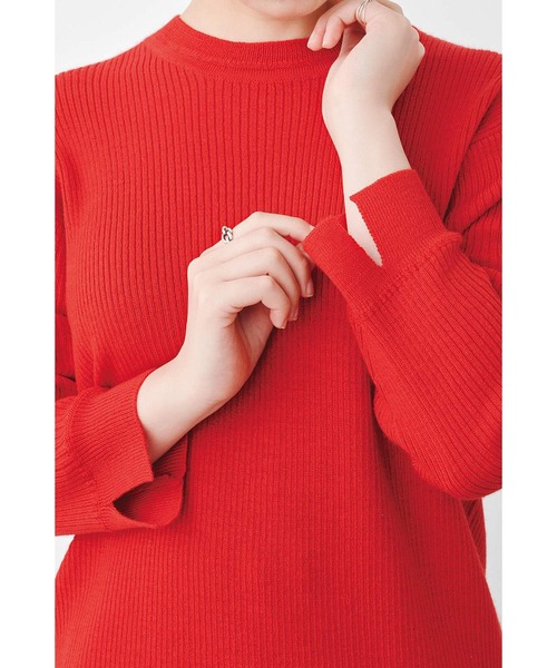 MEDE19F（メデジュウキュウ）の「ＭＥＤＥ１９Ｆ　高山都さんコラボ　マイベーシックニットプルオーバー（ニット/セーター・レディース・グレー/レッド・MEDIUM/X-LARGE/LARGE/XX-LARGE）」の21枚目の写真