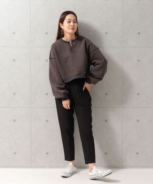 fredy emue(フレディエミュ)の「【WEB限定】ツイルテーパードパンツ(その他パンツ・レディース・オフホワイト/ベビーピンク/ライトブルー/ブラック・34/36/38)」の12枚目の写真
