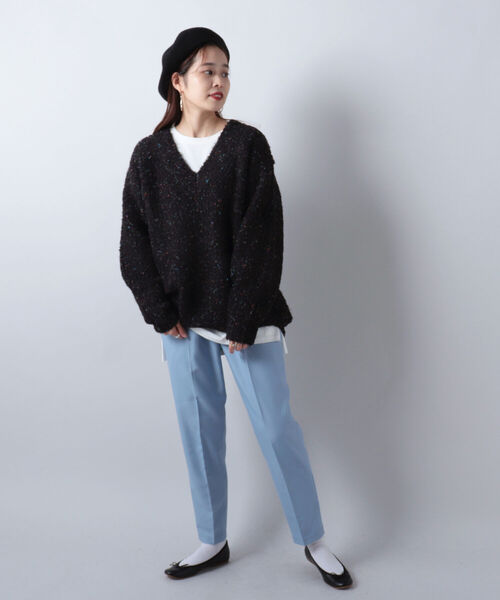 fredy emue(フレディエミュ)の「【WEB限定】ツイルテーパードパンツ(その他パンツ・レディース・オフホワイト/ベビーピンク/ライトブルー/ブラック・34/36/38)」の22枚目の写真