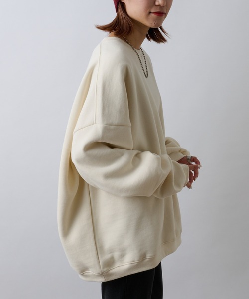 CIAOPANIC TYPY(チャオパニックティピー)の「【ZOZOTOWN限定】ユニセックスビッグシルエットクルーネックバックプリントスウェット/裏起毛(スウェット・メンズ・ライトグレー/ネイビー/オレンジ/アイボリー・M/L)」の13枚目の写真