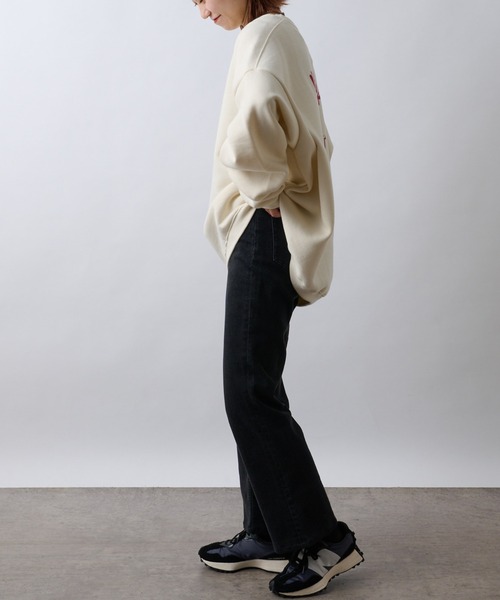 CIAOPANIC TYPY(チャオパニックティピー)の「【ZOZOTOWN限定】ユニセックスビッグシルエットクルーネックバックプリントスウェット/裏起毛(スウェット・メンズ・ライトグレー/ネイビー/オレンジ/アイボリー・M/L)」の16枚目の写真