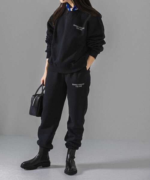 Russell Athletic（ラッセルアスレティック）の「【別注】RUSSELLATHLETIC×UR　LOGO SWEAT（スウェット・レディース・ブラック/グレー・FREE）」の10枚目の写真