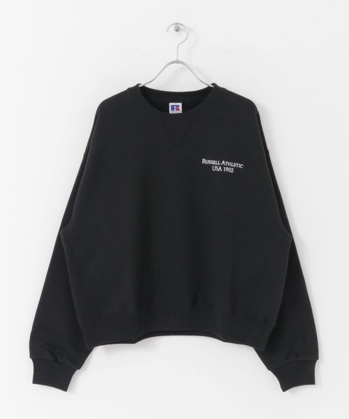 Russell Athletic（ラッセルアスレティック）の「【別注】RUSSELLATHLETIC×UR　LOGO SWEAT（スウェット・レディース・ブラック/グレー・FREE）」の18枚目の写真