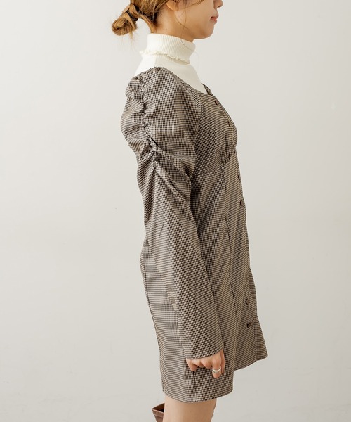 OLIVE des OLIVE ハイウエストミニワンピ OLIVE des OLIVE（オリーブデオリーブ）の「ハイウエストミニ