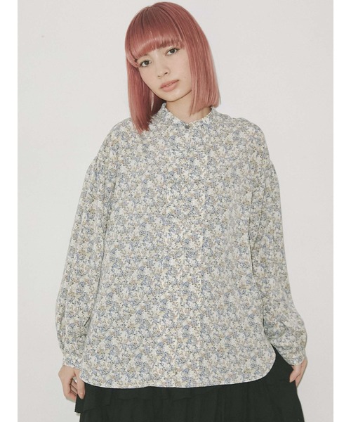 merry jenny（メリージェニー）の「flowerカンフーシャツ（シャツ/ブラウス・レディース・イエロー/ブルー/オレンジ・FREE）」の13枚目の写真