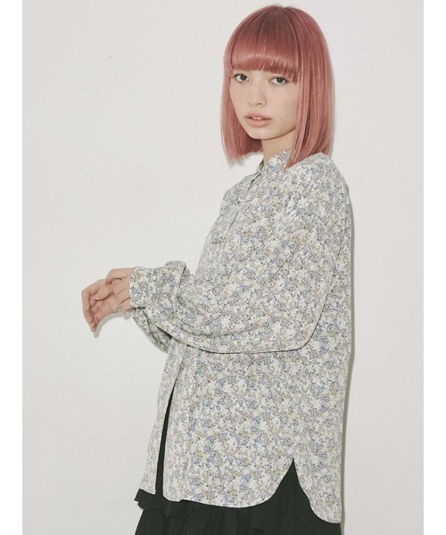 merry jenny（メリージェニー）の「flowerカンフーシャツ（シャツ/ブラウス・レディース・イエロー/ブルー/オレンジ・FREE）」の14枚目の写真