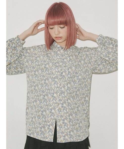 merry jenny（メリージェニー）の「flowerカンフーシャツ（シャツ/ブラウス・レディース・イエロー/ブルー/オレンジ・FREE）」の15枚目の写真