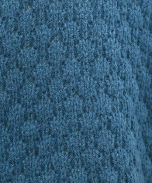 Cutie Blonde（キューティーブロンド）の「◆【S-L】ポコポコ編みニット（ニット/セーター・レディース・ブルー/サンドベージュ/マスタード・01/02/03）」の5枚目の写真