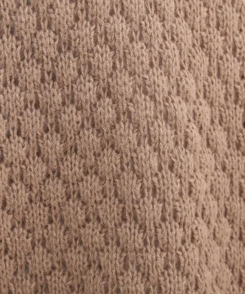 Cutie Blonde（キューティーブロンド）の「◆【S-L】ポコポコ編みニット（ニット/セーター・レディース・ブルー/サンドベージュ/マスタード・01/02/03）」の12枚目の写真