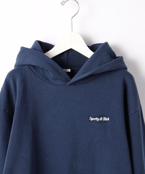 SPORTY&RICH(スポーティアンドリッチ)の「<SportY&Rich> CLASSIC LOGO HD/パーカー(パーカー・メンズ・ネイビー・M/L/XL)」の5枚目の写真