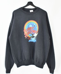 【ヴィンテージ古着】PLANET HOLLYWOOD/プラネットハリウッド クルーネックスウェット USA製