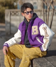 メンズのジャケット アウター パープル 紫色系 バックプリント ファッション通販 Zozotown